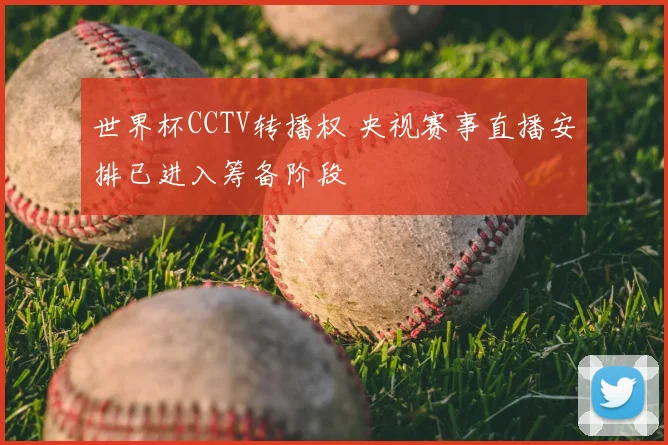 世界杯CCTV转播权 央视赛事直播安排已进入筹备阶段