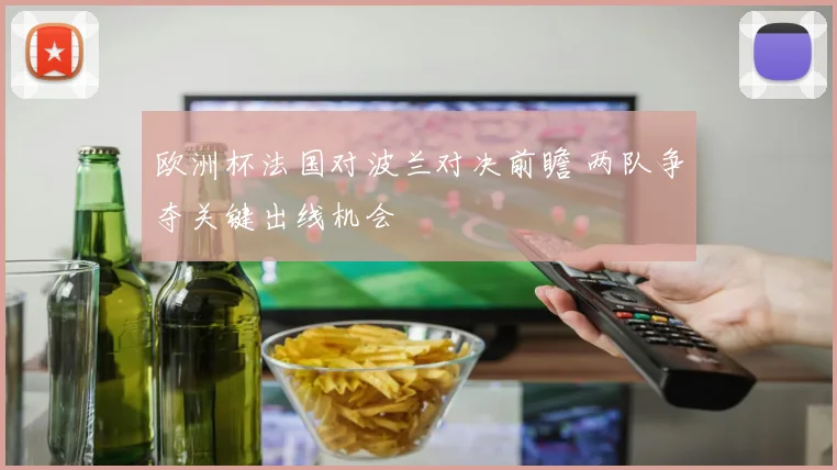 欧洲杯法国对波兰对决前瞻 两队争夺关键出线机会